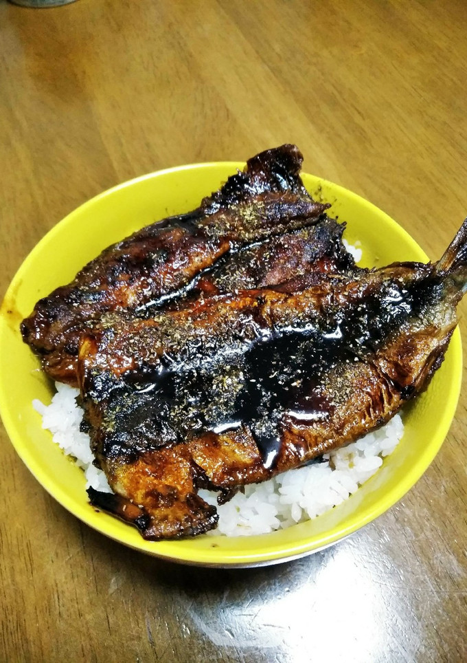 梨湖の簡単！イワシの蒲焼丼-レシピのメイン写真
