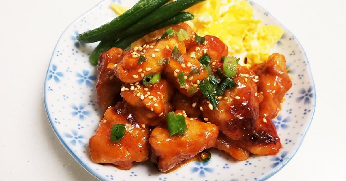 揚げない韓国風ヤンニョムチキン by 七慰（なない） 【クックパッド