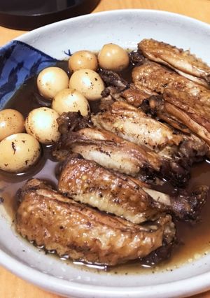 鶏手羽と卵のバルサミコ煮-レシピのメイン写真
