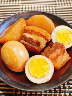 圧力鍋で簡単★豚の角煮(大根&茹で卵)★-レシピのメイン写真