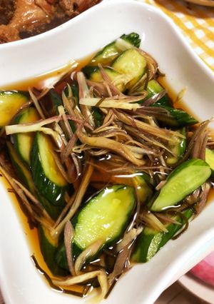きゅうりとみょうがの漬物-レシピのメイン写真