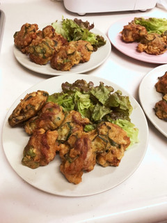 豚肉とオクラのフリッター風♪カレー味♪-レシピのメイン写真