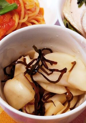 あと一品！直ぐ出来るカブの塩昆布漬け-レシピのメイン写真