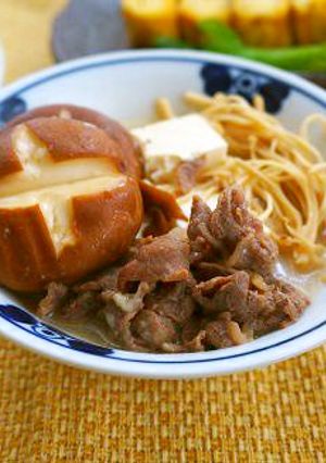 調味料二つ!甘酒めんつゆで肉豆腐-レシピのメイン写真