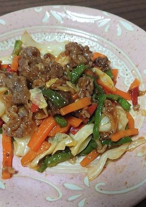 香辣青椒牛肉絲-レシピのメイン写真