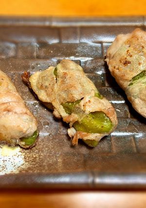 お店の味！激旨チーズ入り豚バラピーマン-レシピのメイン写真