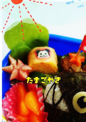 キャラフルでかわいい卵焼き！-レシピのメイン写真