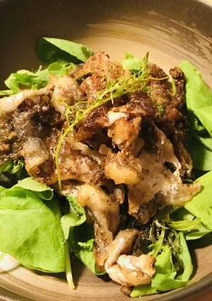 揚げ焼きで作る●真鯛のあら●鯛皮の唐揚げ-レシピのメイン写真