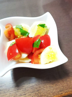 小夏とトマトで爽やかサラダ-レシピのメイン写真