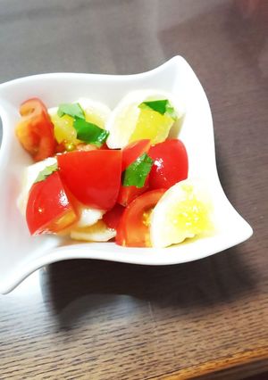 小夏とトマトで爽やかサラダ-レシピのメイン写真