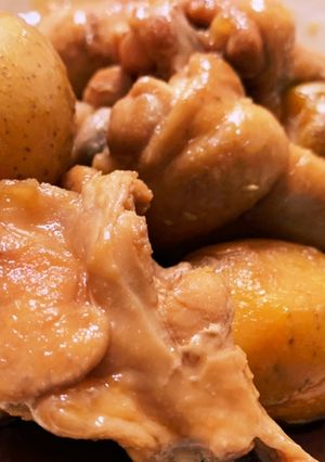 炊飯器で手羽元とじゃがいも煮-レシピのメイン写真