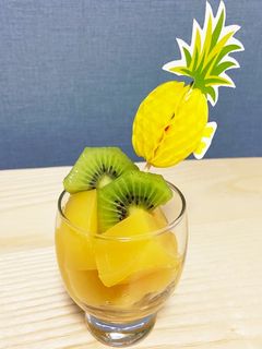 砂糖不使用 フルーツジュース寒天-レシピのメイン写真