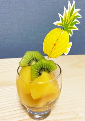 砂糖不使用 フルーツジュース寒天-レシピのメイン写真
