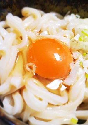 簡単！５分で卵かけうどん-レシピのメイン写真