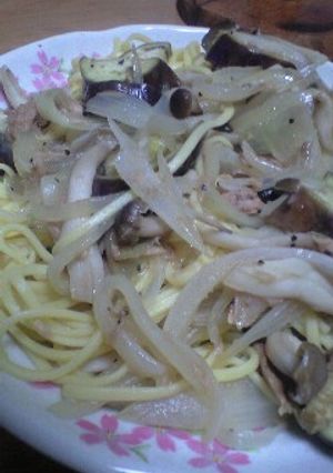 きのこと茄子のサラダ風パスタ-レシピのメイン写真