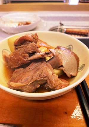 夏野菜！瓜とスペアリブ和風煮込み-レシピのメイン写真