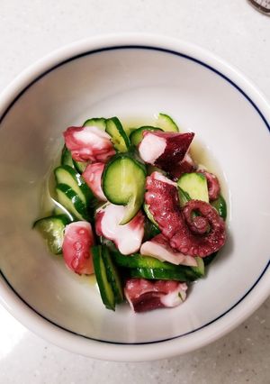 きゅうり即席漬で☆たこの酢の物-レシピのメイン写真