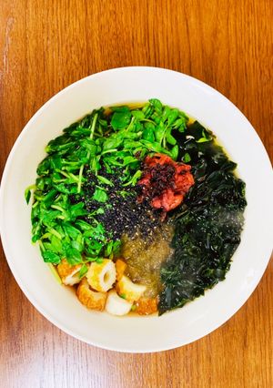 【満腹☆ダイエットスープ】ワカメ×梅昆布-レシピのメイン写真
