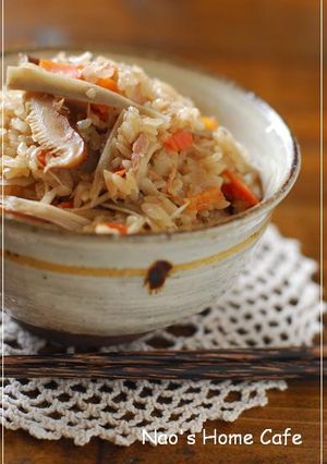 ほんのり生姜の炊き込みご飯♡-レシピのメイン写真