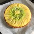 キウイのヨーグルトチーズタルト