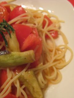 焼きなすとトマトの冷めたいパスタ-レシピのメイン写真