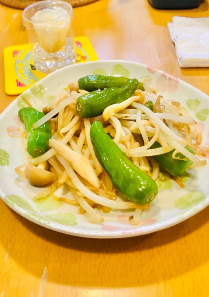 簡単♪ししとうとモヤシの☆焼肉のたれ炒め-レシピのメイン写真