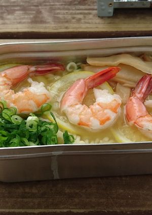 (山ご飯)海老とレモンの塩ラーメン-レシピのメイン写真