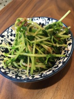 簡単豆苗シャキシャキ炒め-レシピのメイン写真