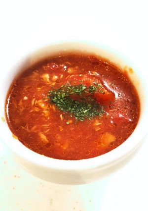 ツナトマトのズボラスープ-レシピのメイン写真