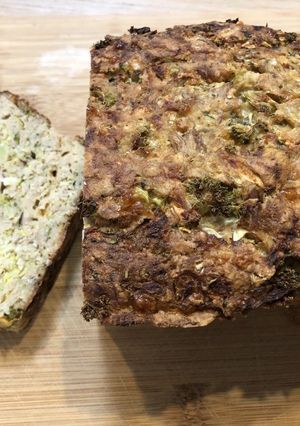 糖質オフ☆ツナとズッキーニのケーク・サレ-レシピのメイン写真