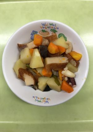 【保育園給食】じゃがいもといかの煮物-レシピのメイン写真