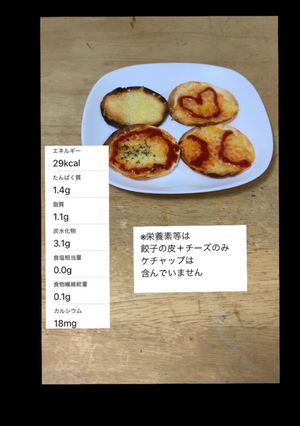 簡単アレンジ自由！　パリパリ餃子の皮ピザ-レシピのメイン写真
