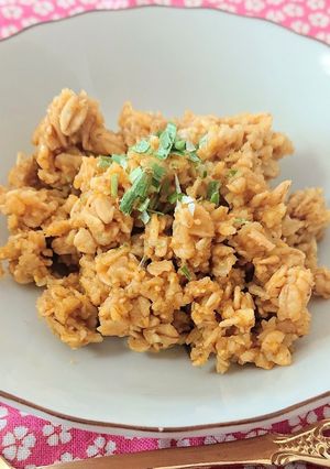 ３分簡単☆ずぼらカレー風味オートミール☆-レシピのメイン写真