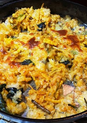 石焼風チーズビビンバ(ナムルのお惣菜で)-レシピのメイン写真
