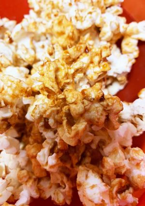 レンジで作る簡単キャラメルポップコーン-レシピのメイン写真