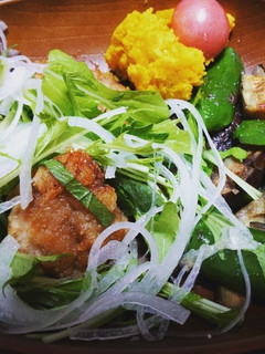 鶏の唐揚げ香味野菜プレート-レシピのメイン写真