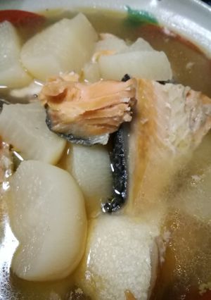 塩鮭あらと大根のコンソメ煮-レシピのメイン写真