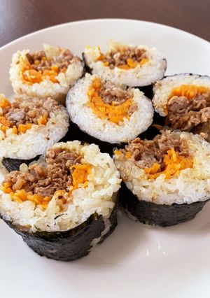韓国のりで☆簡単キンパ-レシピのメイン写真