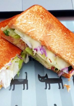 おつまみカニカマのホットサンド-レシピのメイン写真