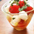 前菜に簡単モッツァレラミニトマト