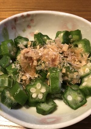 冷凍きざみオクラの鰹節合え-レシピのメイン写真