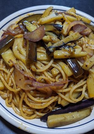麻婆米ナスパスタ-レシピのメイン写真