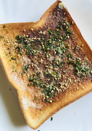 和風●ごま＆青海苔の醤油バタートースト-レシピのメイン写真