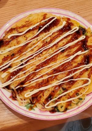 そうめんでお好み焼き風 第1弾-レシピのメイン写真