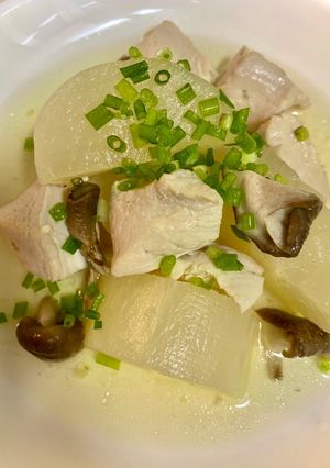 塩麹チキンと大根の白だし煮-レシピのメイン写真