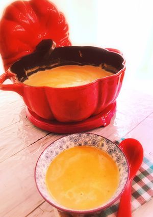 薬膳・甘酒かぼちゃスープ(staub)-レシピのメイン写真