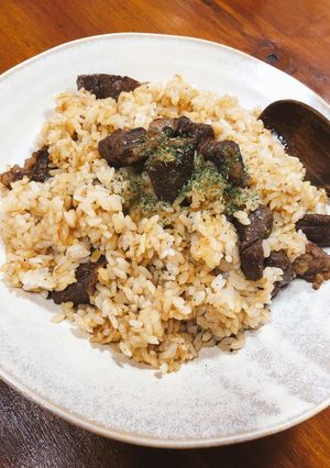 スタミナ満点！ステーキライス！-レシピのメイン写真