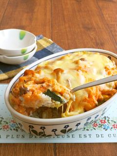 チキンとかぼちゃのトマトクリームドリア-レシピのメイン写真
