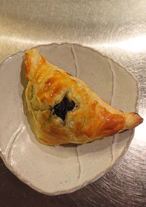 金時草チーズミートパイ-レシピのメイン写真