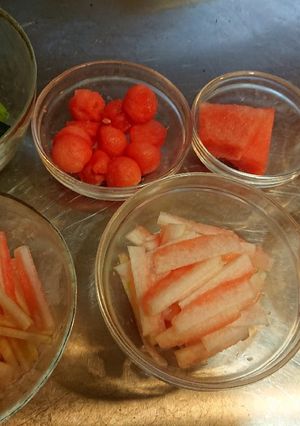 スイカの料理用の「さばき」方-レシピのメイン写真